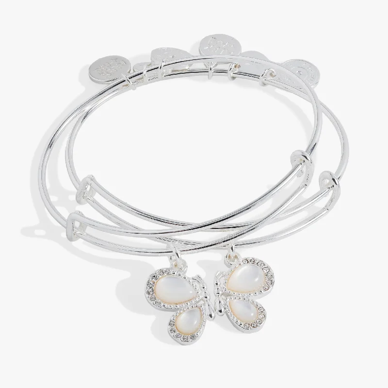 Perfect Pairs- Butterfly Wings Bangle Set of 2