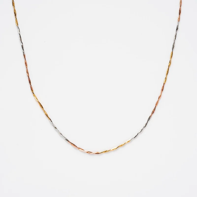 Mixed Metal Twisted Chain