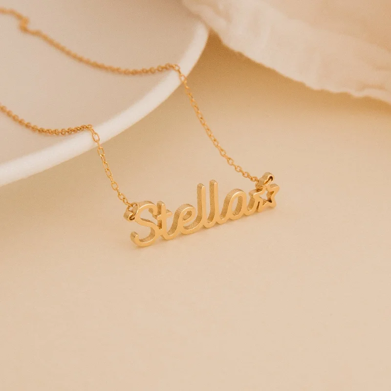 Maine Kid's Name Necklace