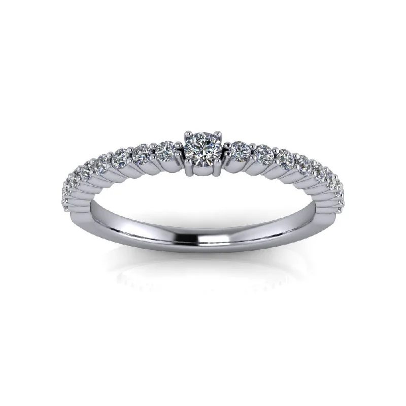 Victoria Moissanite Wedding Band