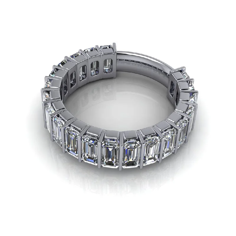 Anne Moissanite Wedding Band