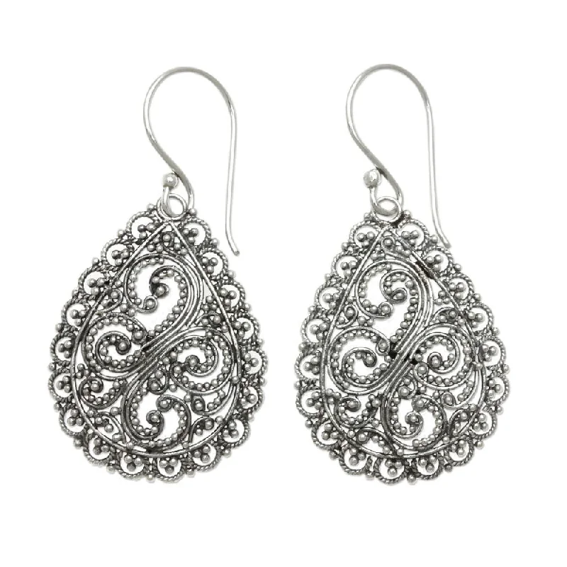 Sterling Silver Divine Femininity Earrings (Indonesia)