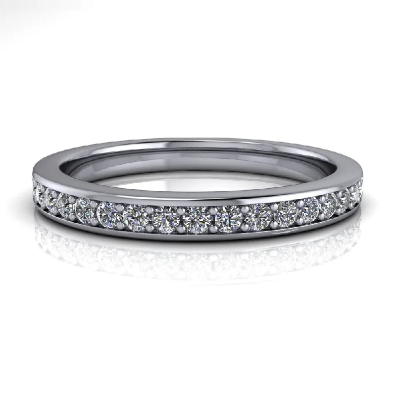 Ada Moissanite Wedding Band