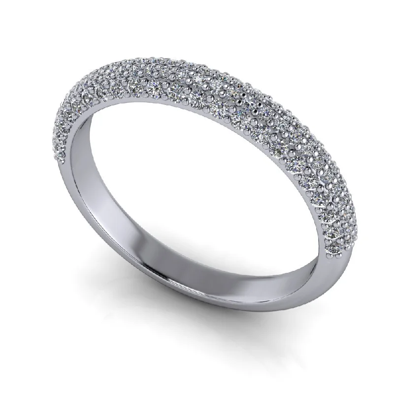 Eve Moissanite Wedding Band