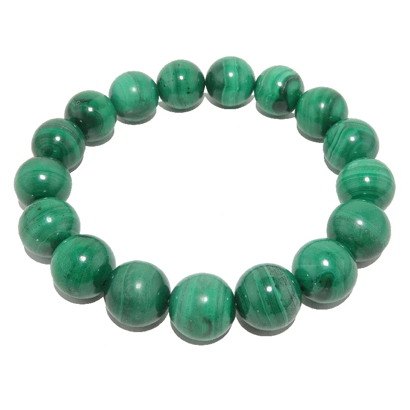 Malachite Bracelet Green Bullseye Victory