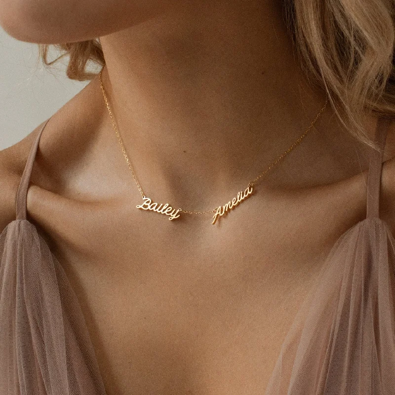 Paris Multiple Name Necklace