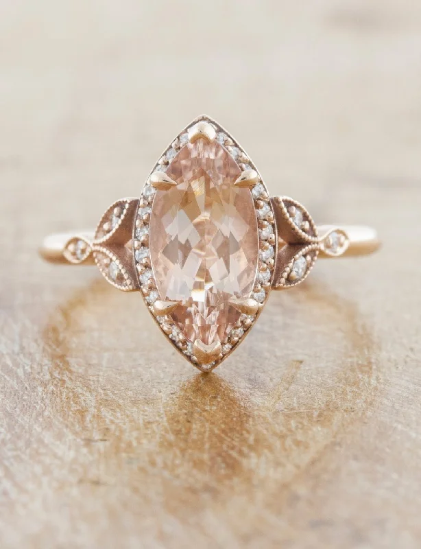 Rachael - Marquise Morganite