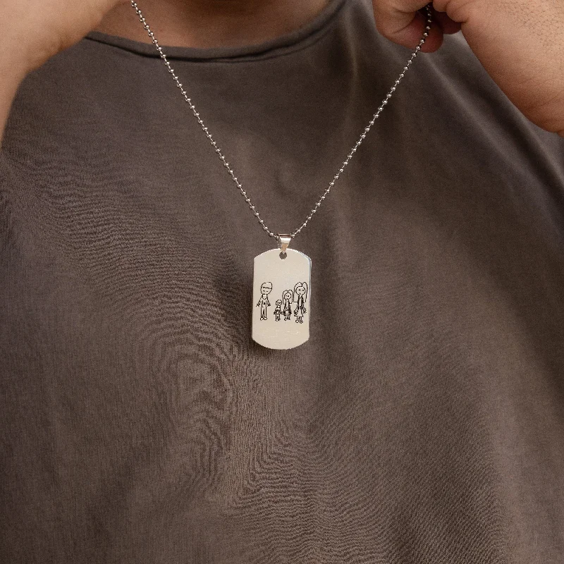 Men's Dog Tag Necklace