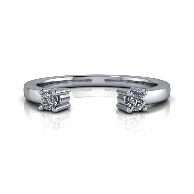 Alexis Moissanite Wedding Band