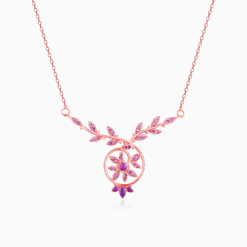 Rose Gold French Beauty Necklace