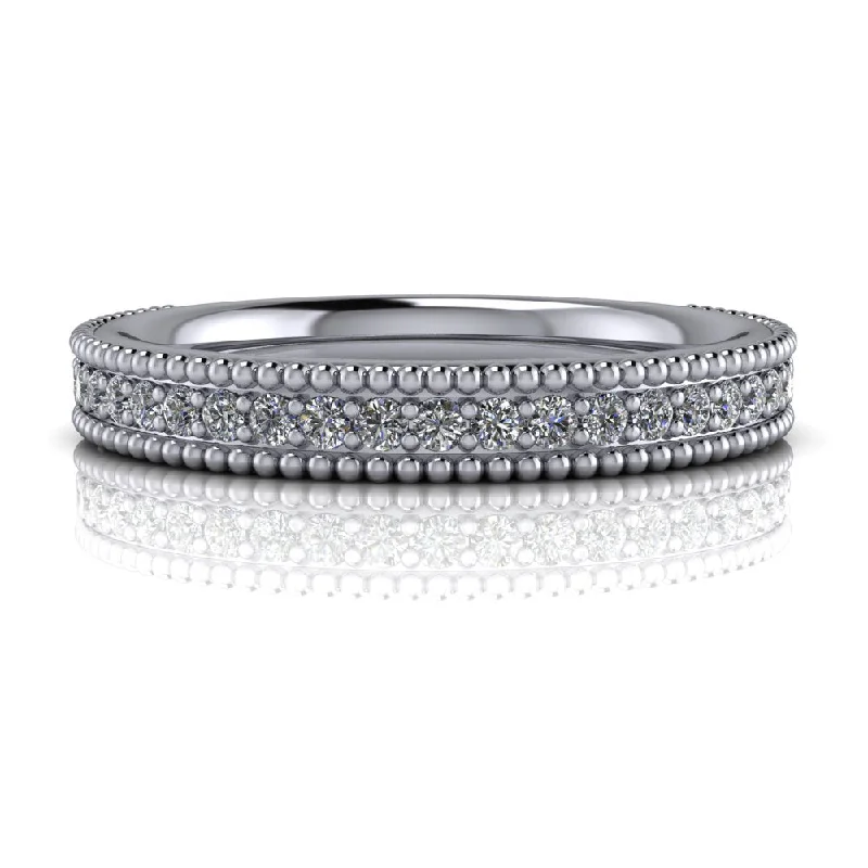 Adira Moissanite Wedding Band