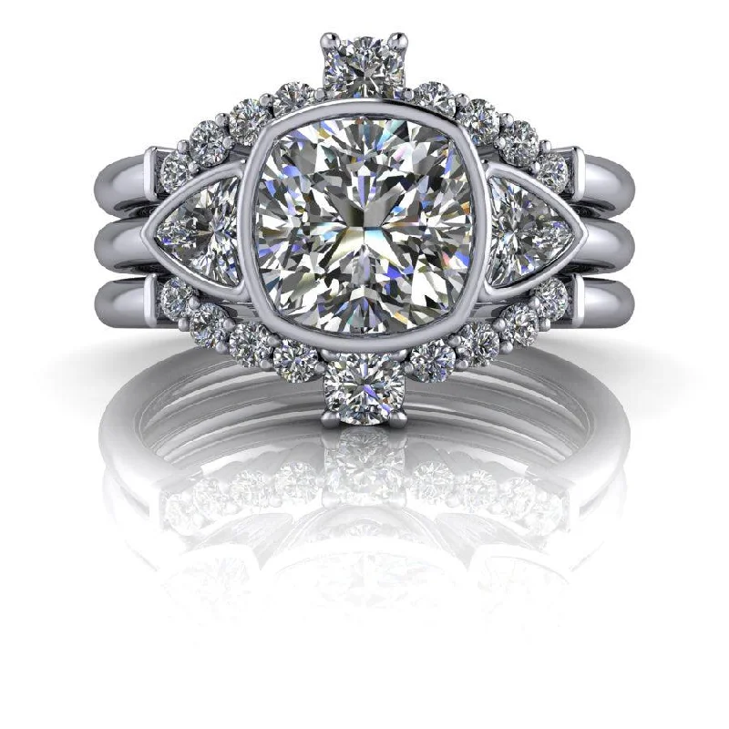 Addison No. 4 Moissanite Bridal Set