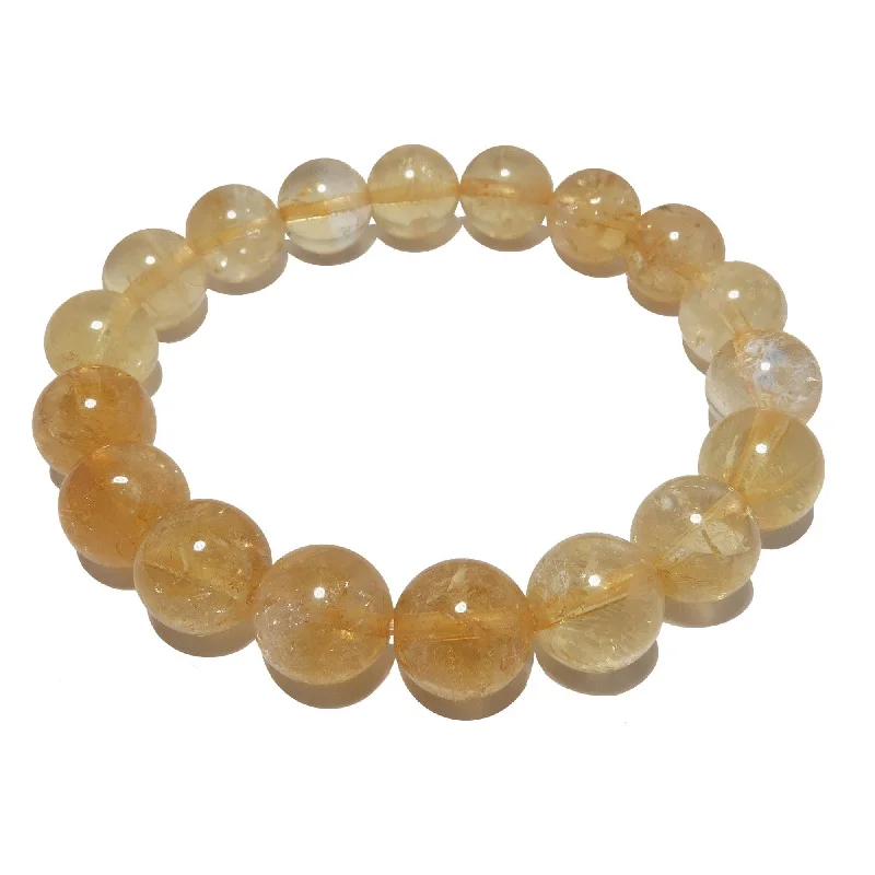 Citrine Bracelet Dazzling Yellow Abundance Mindset