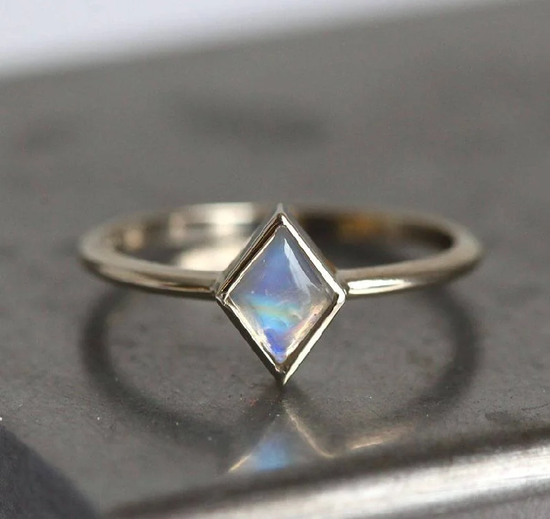 Moonstone Ring, Moonstone Engagement Ring