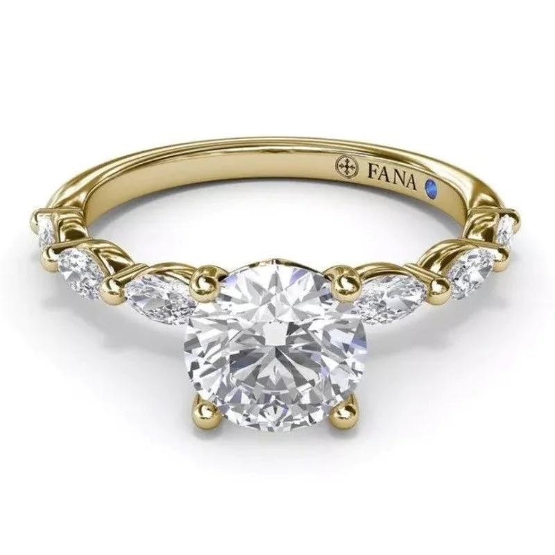 Enchanted Diamond Semi-Mount Engagement Ring