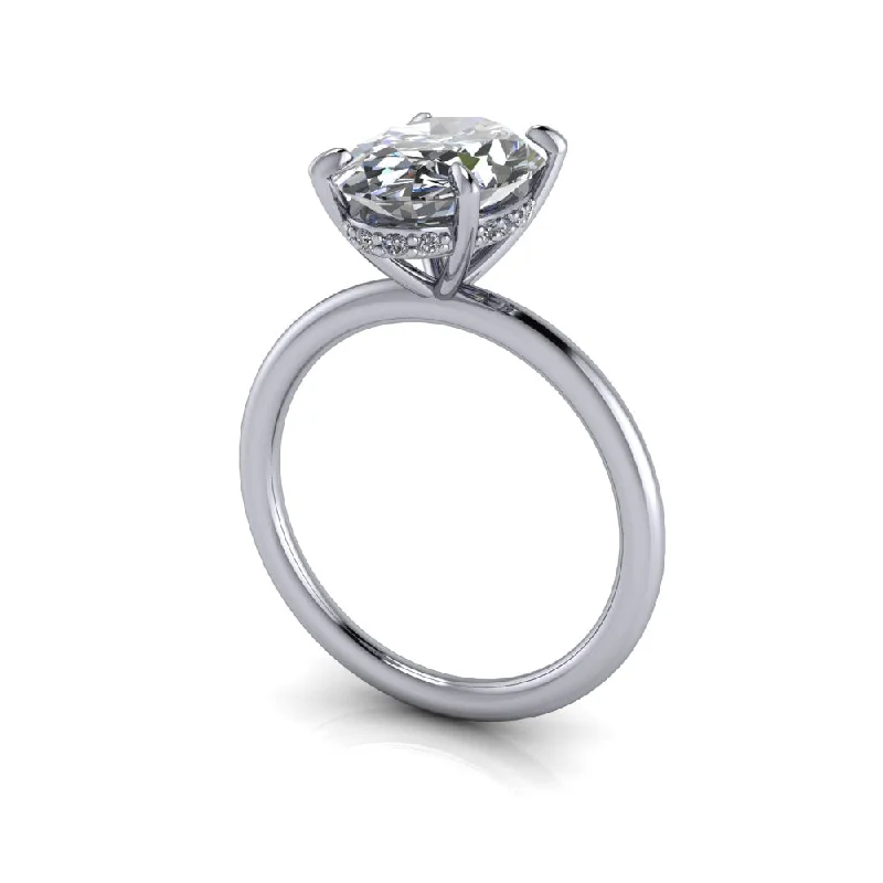 Adina No. 4 Moissanite Ring