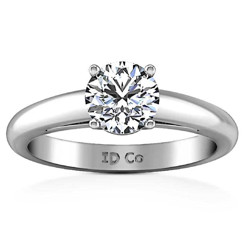 Solitaire Engagement Ring Avant 14K White Gold