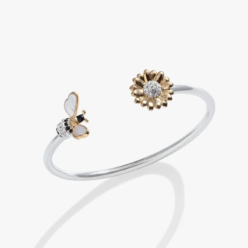 Sunflower & Bee Flex Cuff