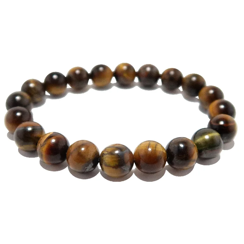 Tigers Eye Bracelet Golden Confidence Stone