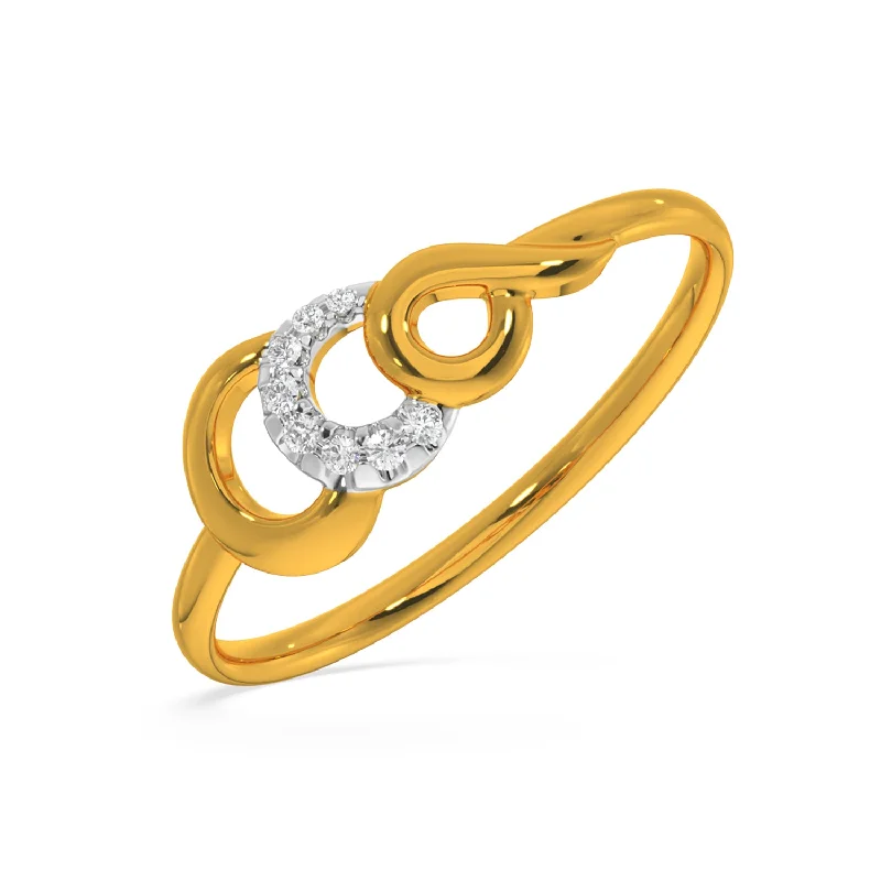 Triple Curve Ring