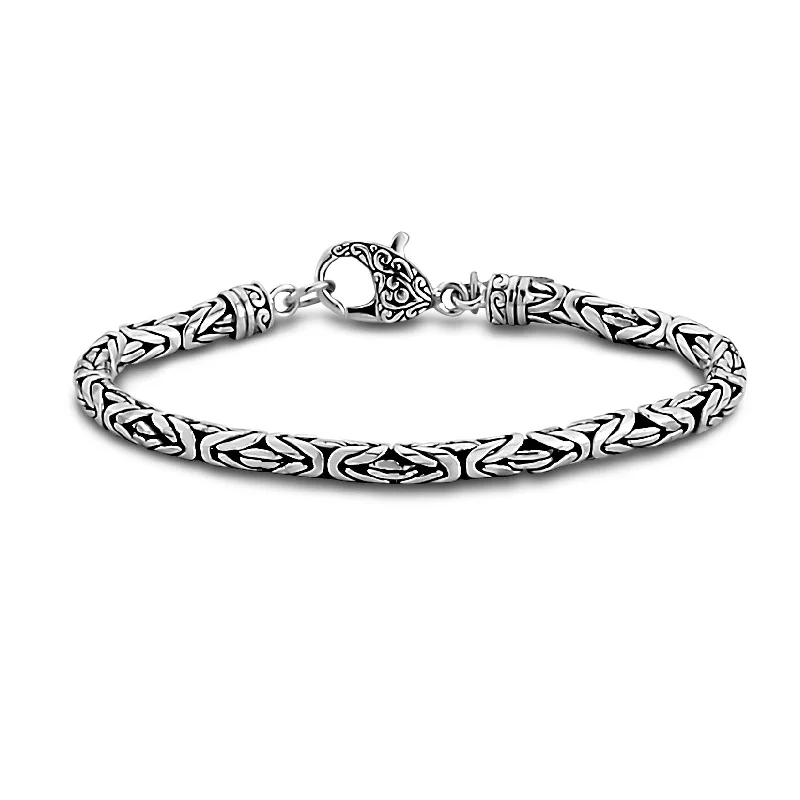 Samuel B. Sterling Silver Byzantine Bracelet, 7" (96984)